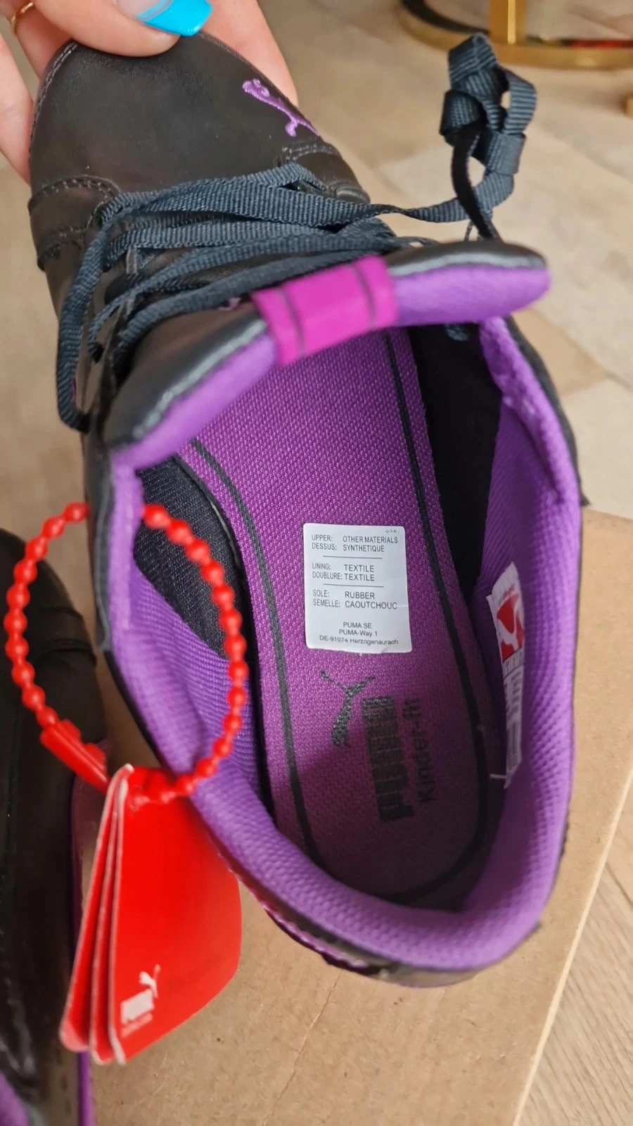Baskets Puma 34 fille – neuves avec étiquette – école / sport
(Voir photos) – photo 9